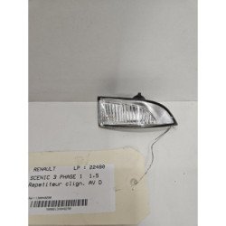 Repetiteur Clignotant Avant Droit  (feux) Renault Scenic 3 Phase 1